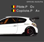 Stickers Pilote/Copilote