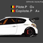 Stickers Pilote/Copilote