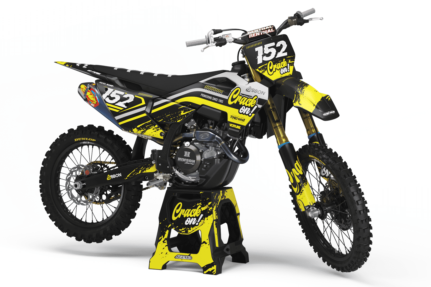 2husky_Crack Kit déco - Husqvarna - Crack – Image 1