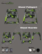 Kit déco 100% personnalisé - Stand / Support moto