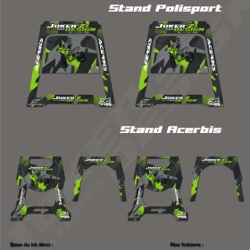 Kit déco 100% personnalisé - Stand / Support moto