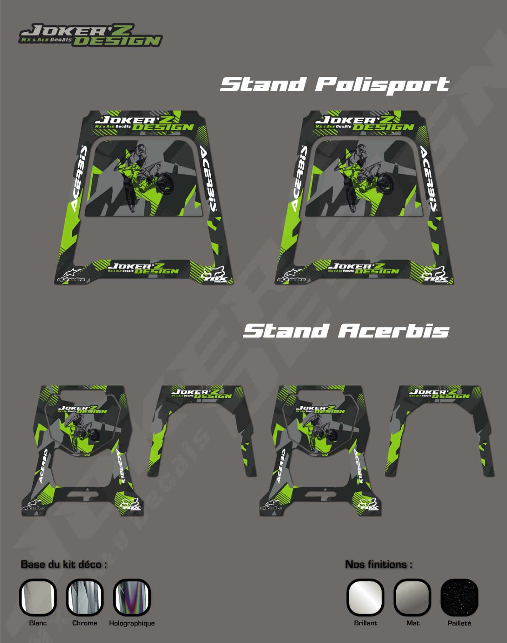 Mockup_Stands Kit déco 100% personnalisé - Stand / Support moto – Image 1