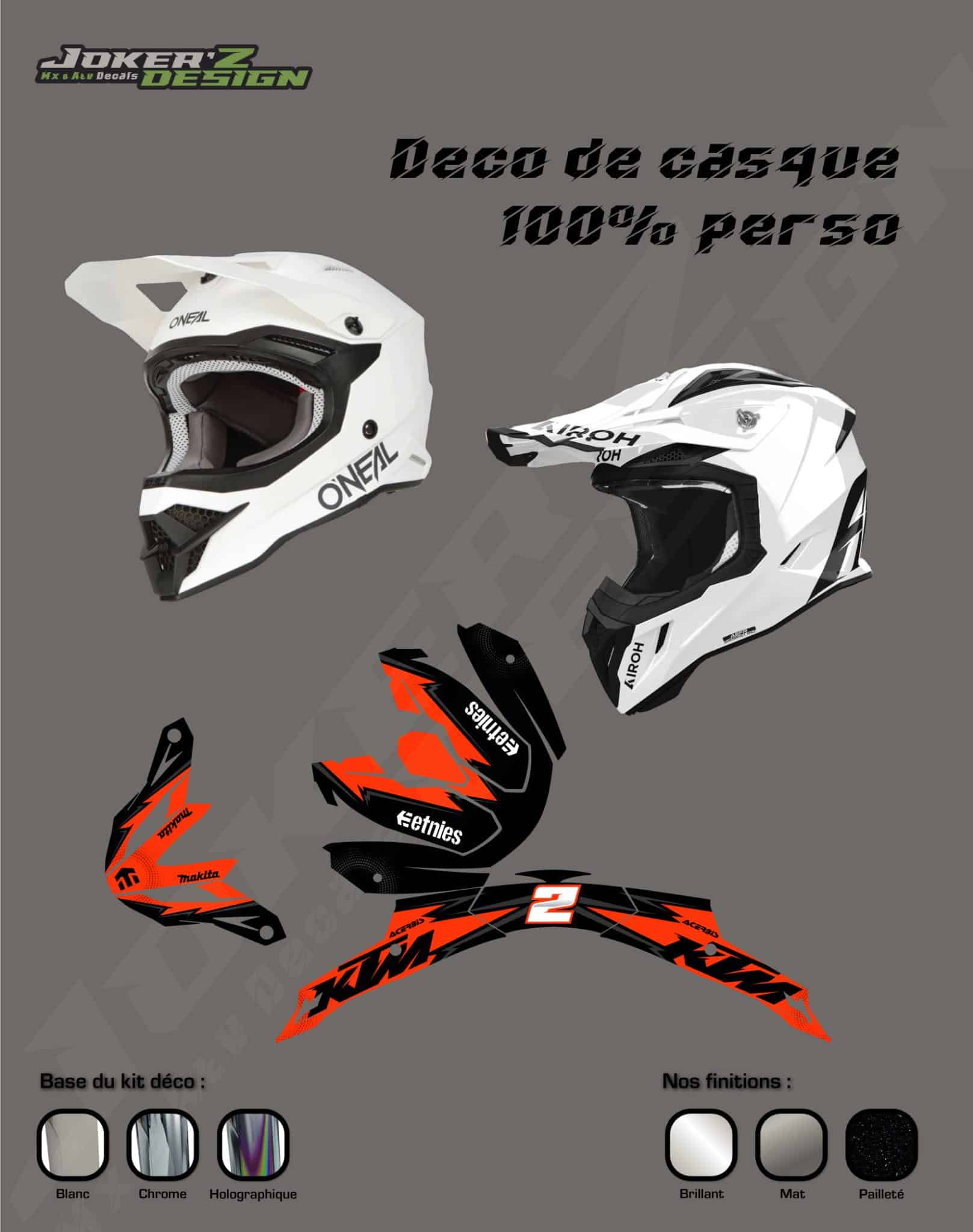 casque Kit déco 100% personnalisé - Casque / Helmet – Image 1