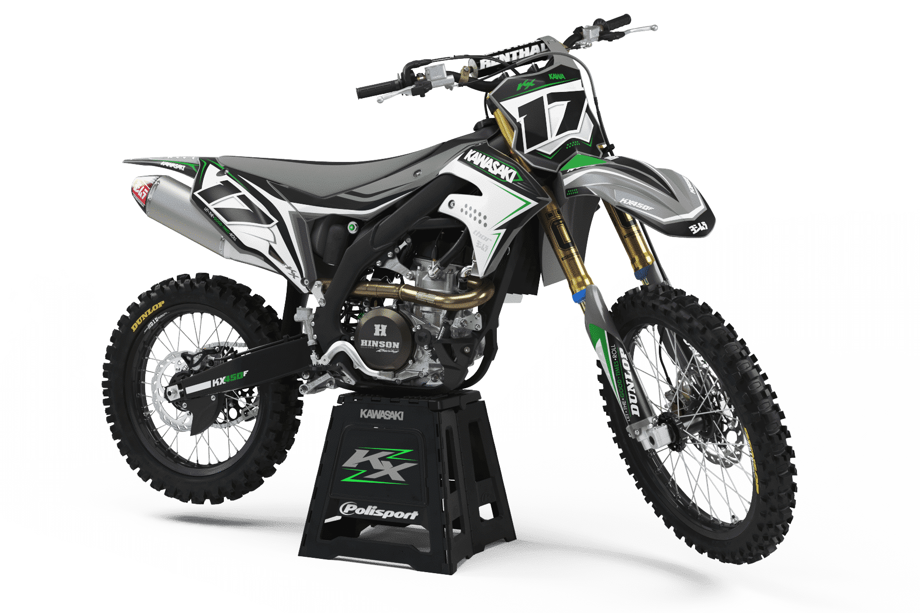 kx_Grey_1 Kit déco - Kawasaki - Grey – Image 1